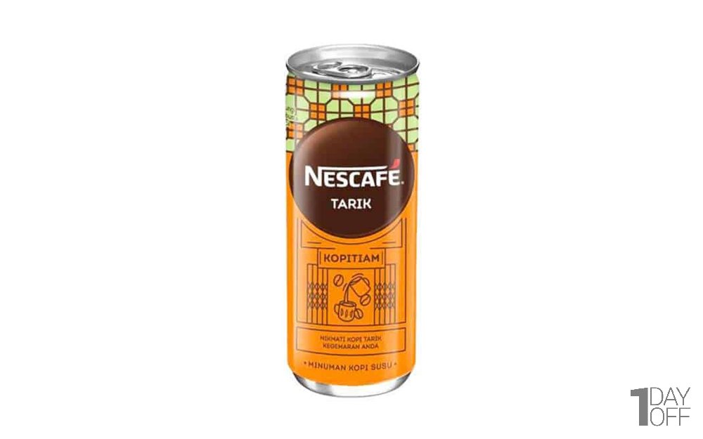 شیر قهوه سرد قوطی نسکافه (nescafe tarik) 240 میلی لیتر