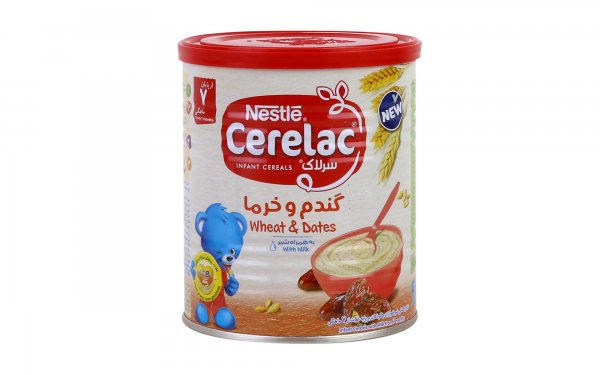 سرلاک گندم و خرما نستله مقدار 400 گرم