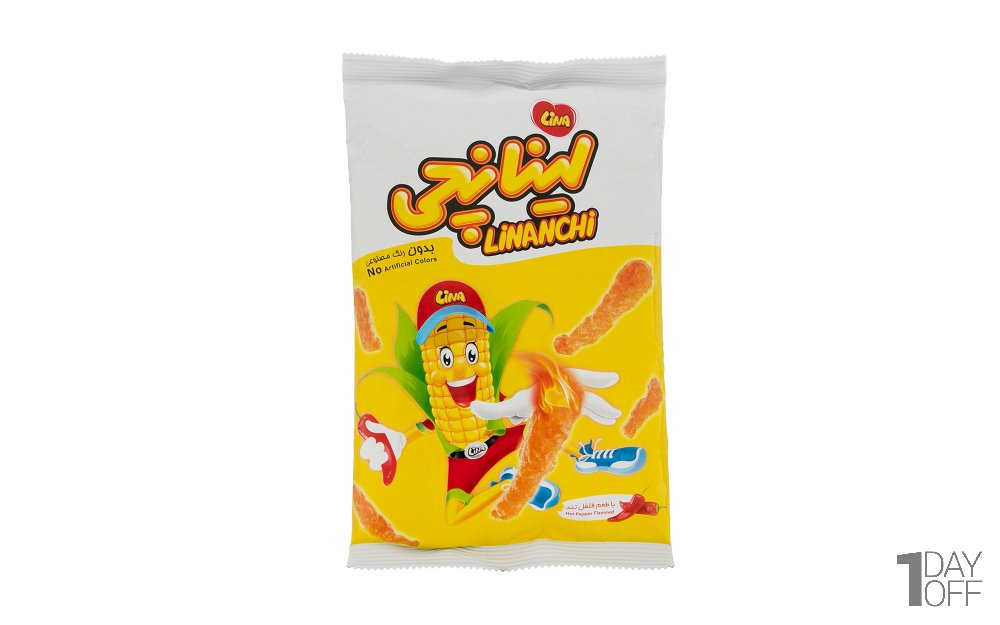 اسنک لینانچی با طعم فلفل لینا ‌مقدار 90 گرم 