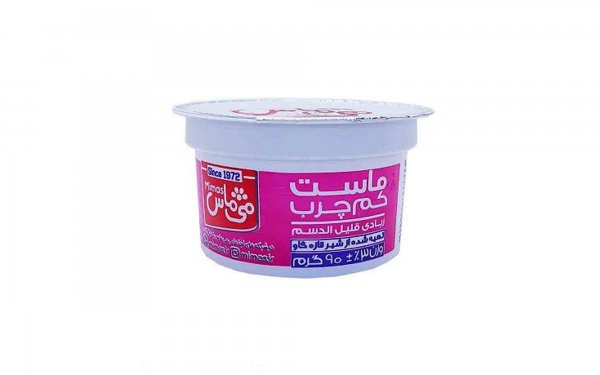 ماست تک‌نفره کم‌چرب می‌ماس