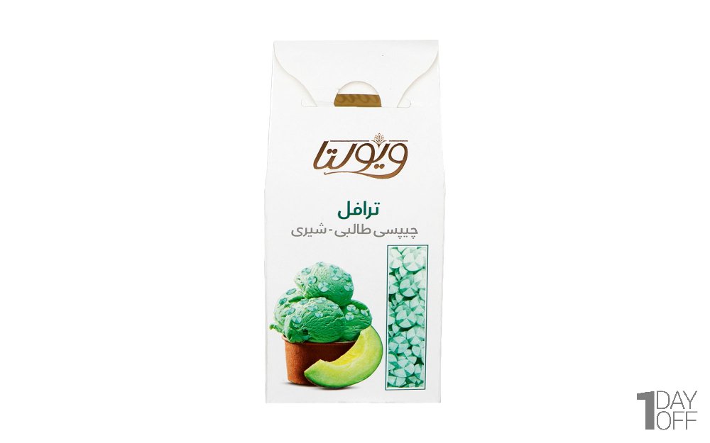 ترافل چیپسی با طعم طالبی و شیری ویولتا مقدار 100 گرم
