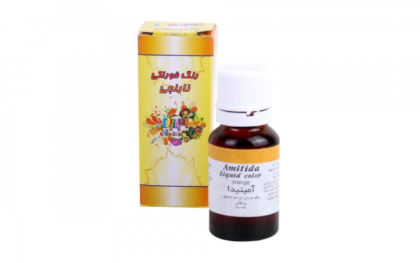 رنگ خوراکی مایع مصنوعی مجاز 50 گرمی نارنجی  امیتیدا 