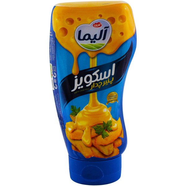 پنیر چدار نیم چرب اسکویز آلیما مقدار 400 گرم