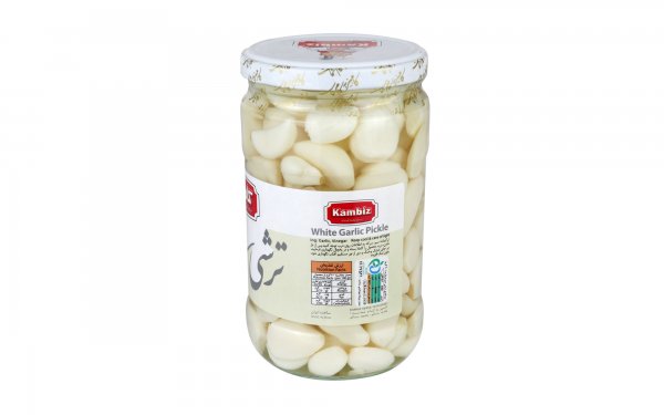 ترشی سیر مروارید کامبیز مقدار 700 گرم