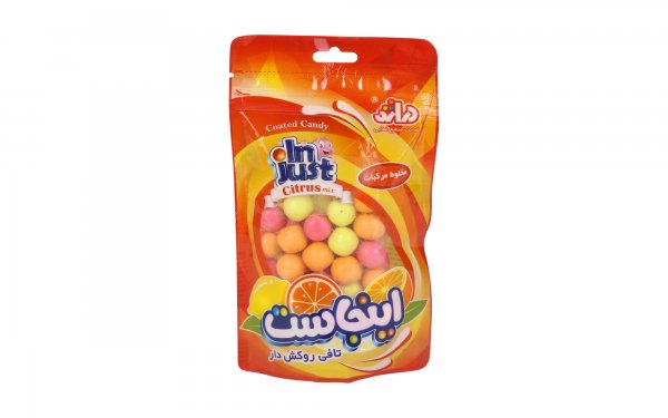 تافی روکش‌دار مخلوط مرکبات اینجاست مقدار 140 گرم