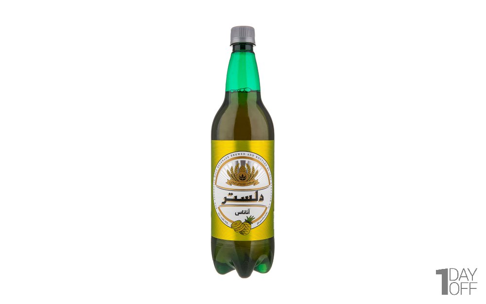 نوشیدنی مالت بدون الکل آناناس دلستر مقدار 1 لیتر