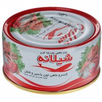 کنسرو ماهی تون با سیر و فلفل شیلانه 180 گرم