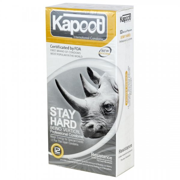  کاندوم کاپوت (Kapoot) مدل Stay Hard