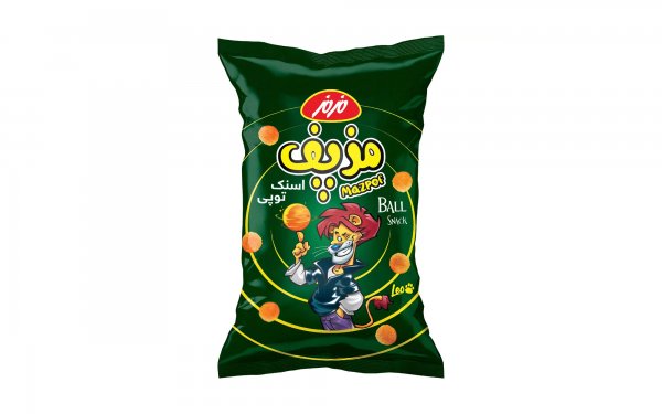 اسنک پنیری توپی مزپف مزمز مقدار 85 گرم