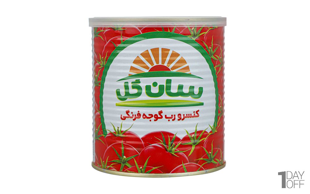 رب گوجه‌فرنگی سان‌ گل مقدار 800 گرم 