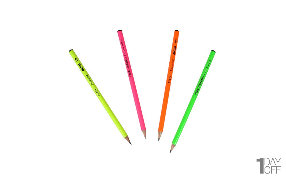 مداد مشکی فکتیس (Factis) مدل Fluorescent نوع HB 