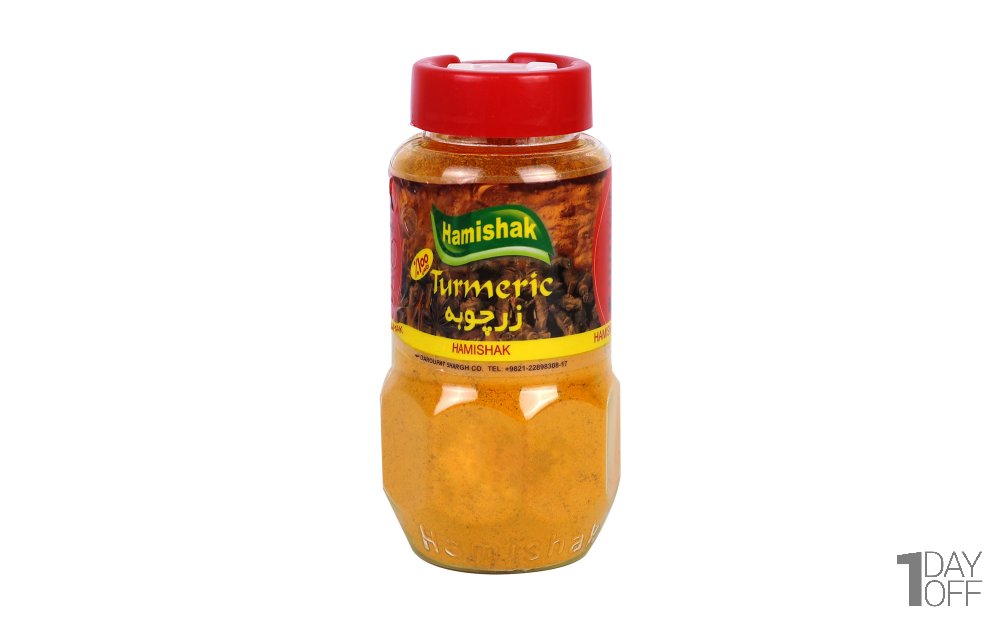 ادویه زردچوبه همیشک مقدار 100 گرم
