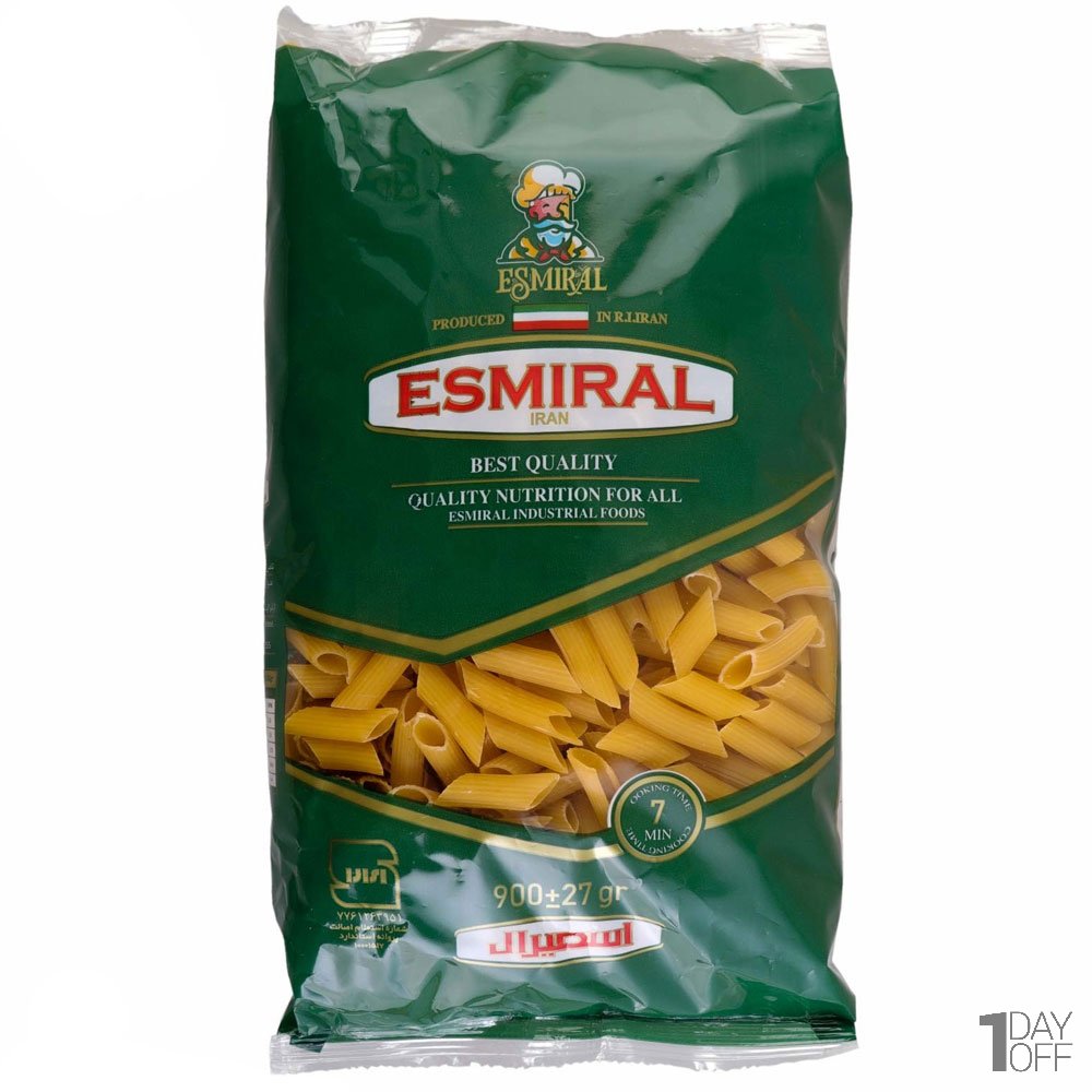 ماکارونی فرمی پنه ریگاته اسمیرال مقدار 900 گرم