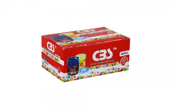 گواش 6 رنگ سی‌بی‌اس (CBS) مدل JM688-6 مقدار 30 سی‌سی