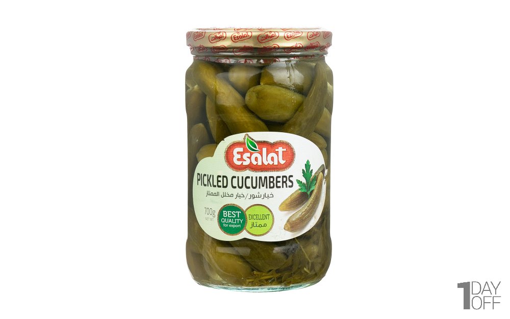 خیارشور ممتاز اصالت مقدار 680 گرم