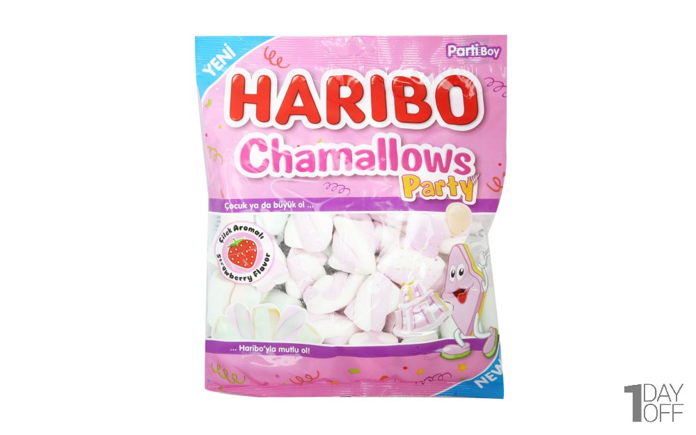 مارشمالو هاریبو (HARIBO) مدل Chamallows Party مقدار 150 گرم