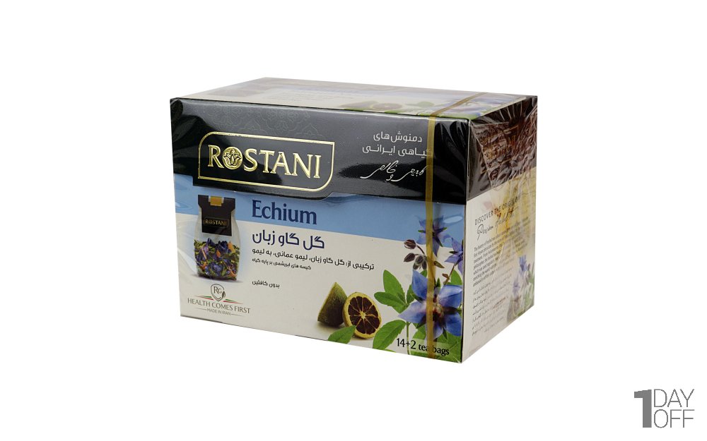 دمنوش گل‌گاو زبان رستنی بسته 14+2 عددی 