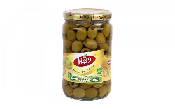 زیتون شور بی‌هسته ورینا مقدار 670 گرم