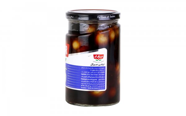 ترشی سیر گل بدر مقدار 650 گرم