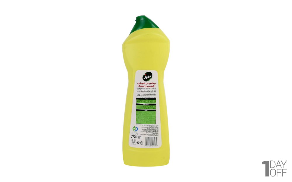 پاک‌کننده چندمنظوره کرمی سطوح سیف با رایحه لیمو مقدار 750 میلی‌لیتر 