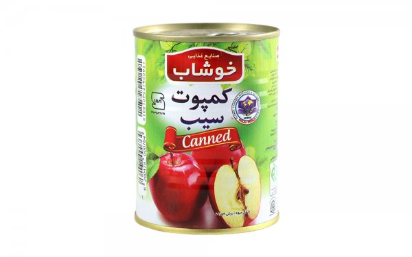 کمپوت سیب خوشاب مقدار 350 گرم