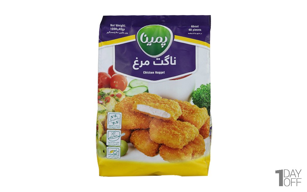 ناگت مرغ پمینا کاله مقدار 1 کیلوگرم