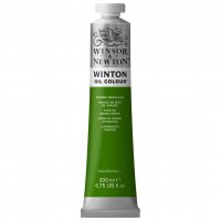 رنگ روغن وینزور (Winsor) سری Winton مقدار 200 میلی‌لیتر رنگ CHROME GREEN HUE 