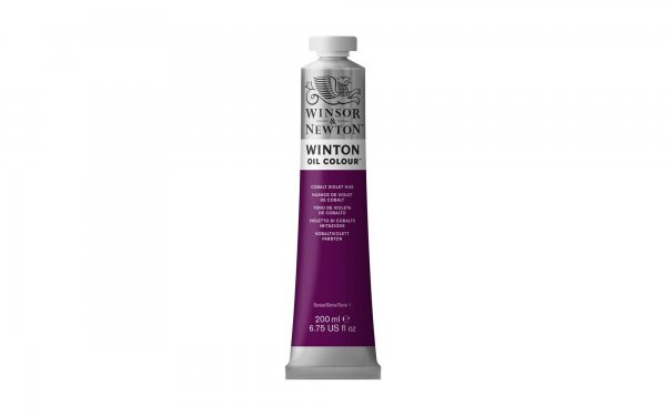 رنگ روغن وینزور (Winsor) سری Winton مقدار 200 میلی‌لیتر رنگ COBALT VIOLET HU