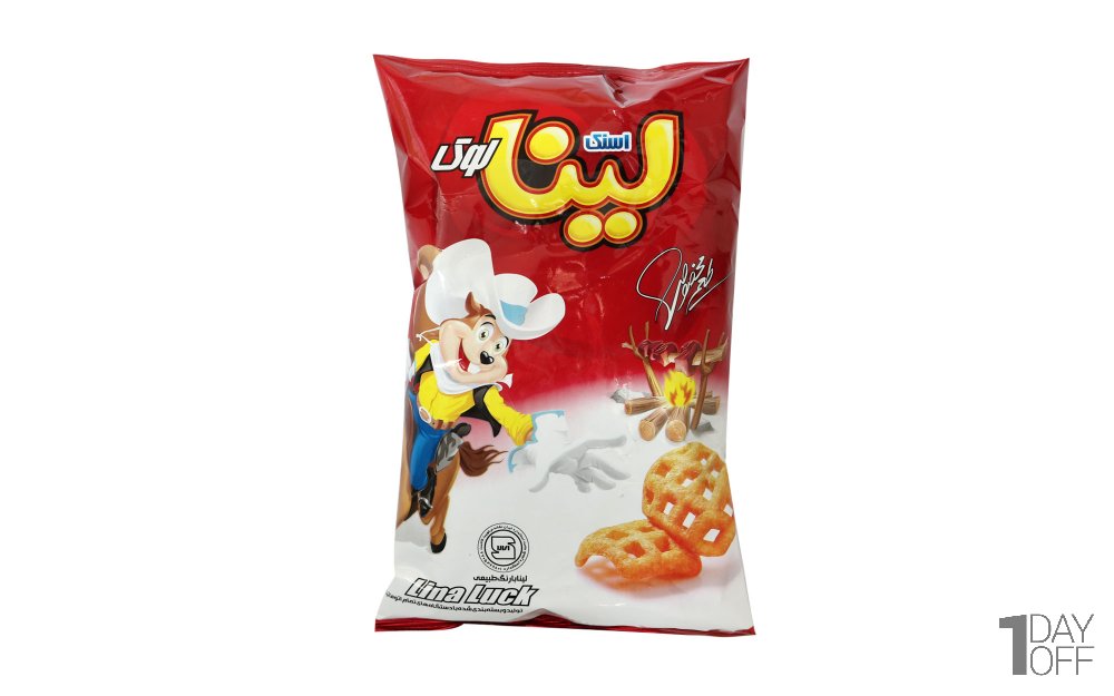 اسنک لوک لینا مقدار 100 گرم