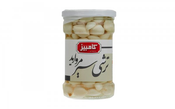 ترشی سیر مروارید کامبیز مقدار 500 گرم