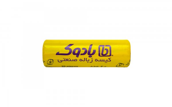 کیسه زباله صنعتی ضخیم بادوک ابعاد 90x130 سانتی‌متر بسته 20 عددی