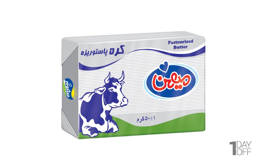 کره حیوانی پاستوریزه میهن مقدار 50 گرم