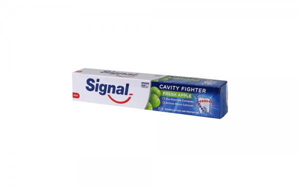خمیردندان ضد پوسیدگی گیاهی با رایحه سیب سیگنال (Signal) مقدار 50 میلی‌لیتر