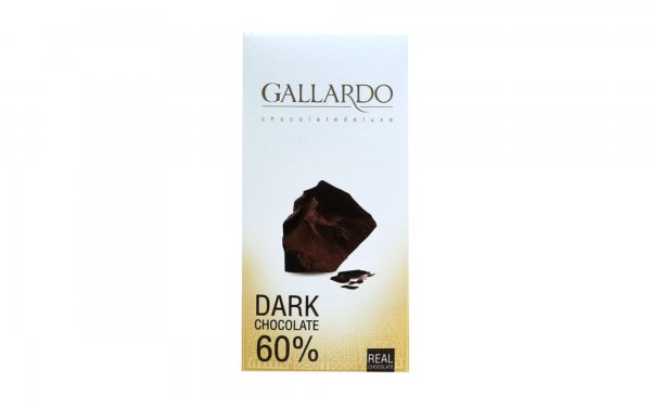 شکلات تلخ 60 درصد گالاردو فرمند مقدار 80 گرم