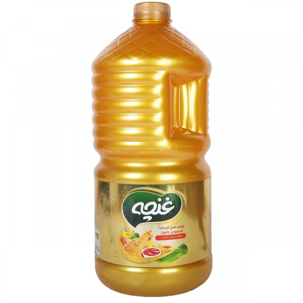 روغن سرخ کردنی طلایی غنچه مقدار 3 لیتر