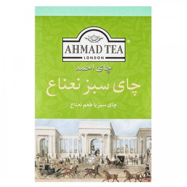 چای سبز با طعم نعناع احمد مقدار 100 گرم