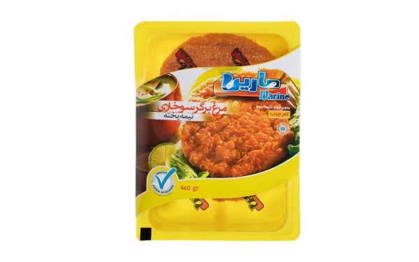 مرغ برگر سوخاری منجمد مارین مقدار 460 گرم