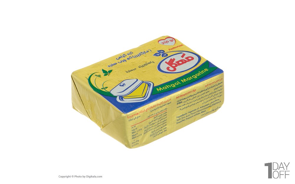کره گیاهی کم‌چرب مهگل مقدار 250 گرم 