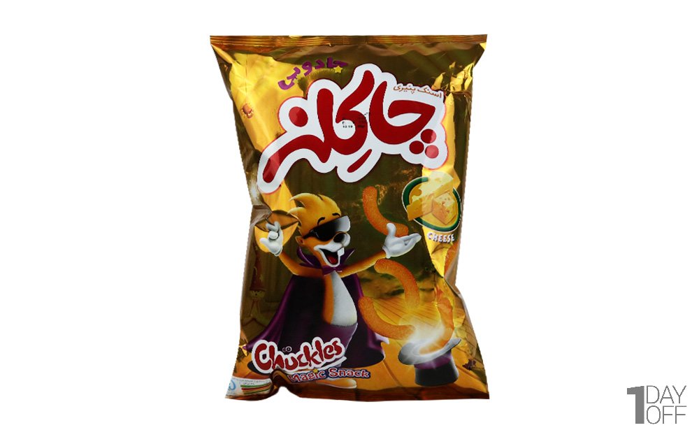 اسنک پنیری جادویی چاکلز مقدار 50 گرم