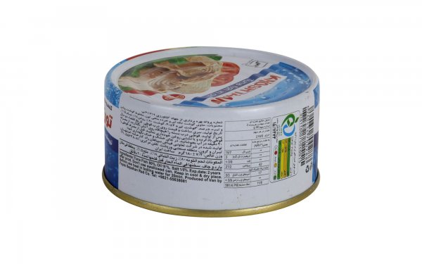 کنسرو ماهی تن در روغن گیاهی خوش‌طعم تن جنوب مقدار 180 گرم