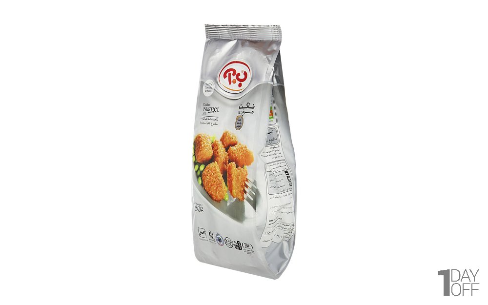 ناگت مرغ ب.آ مقدار 250 گرم