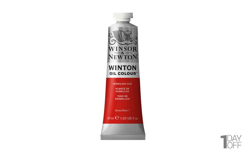 رنگ روغن وینزور (Winsor) سری Winton مقدار 200 میلی‌لیتر رنگ VERMILION HUE