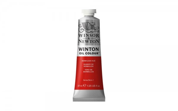 رنگ روغن وینزور (Winsor) سری Winton مقدار 200 میلی‌لیتر رنگ VERMILION HUE