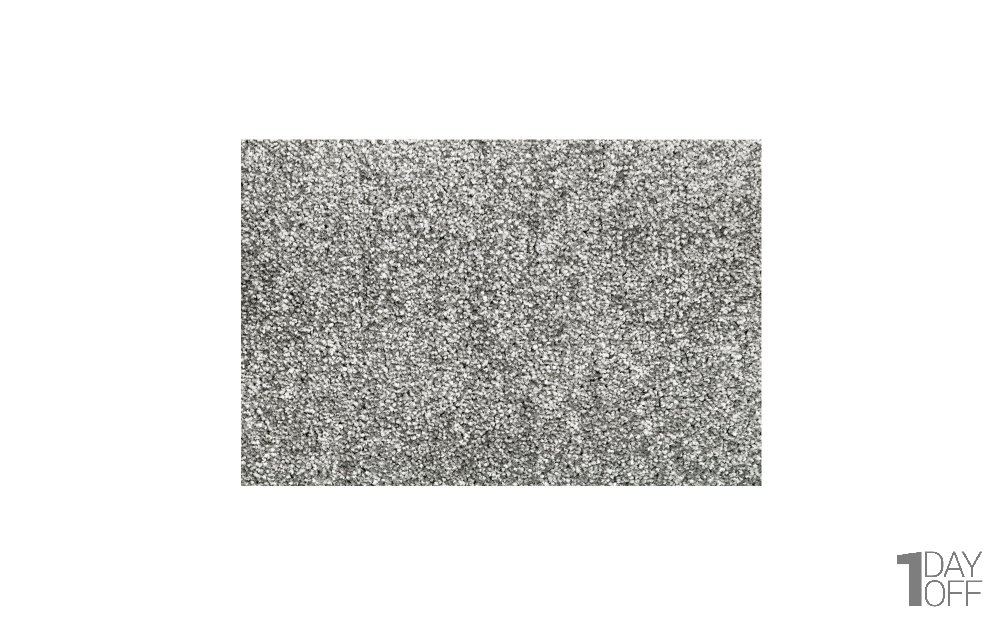 پادری پالاز مدل کات B پرز‌بلند طوسی 50x80 سانتی‌متر