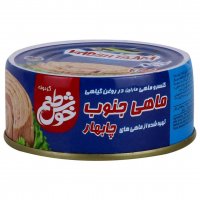کنسرو ماهی مارلین در روغن گیاهی خوش‌طعم مقدار 120 گرم