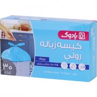 کیسه زباله رولی 80x65 سانتی‌متر بادوک بسته 30 عددی 