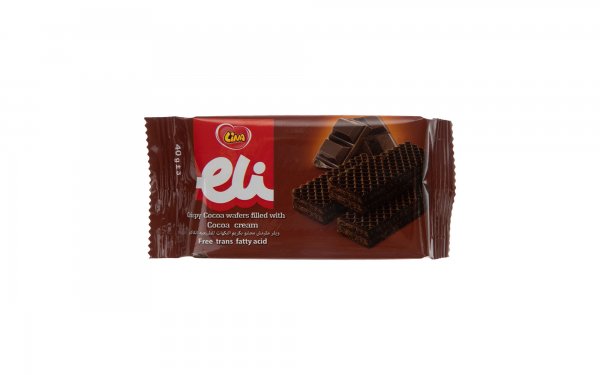 ویفر کاکائویی لینا مقدار 40 گرم 