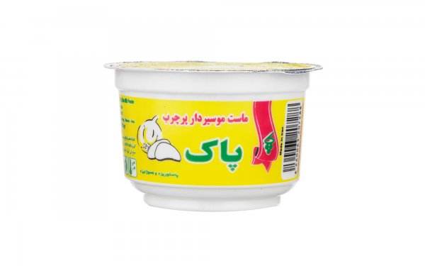 ماست موسیردار پرچرب پاک مقدار 250 گرم