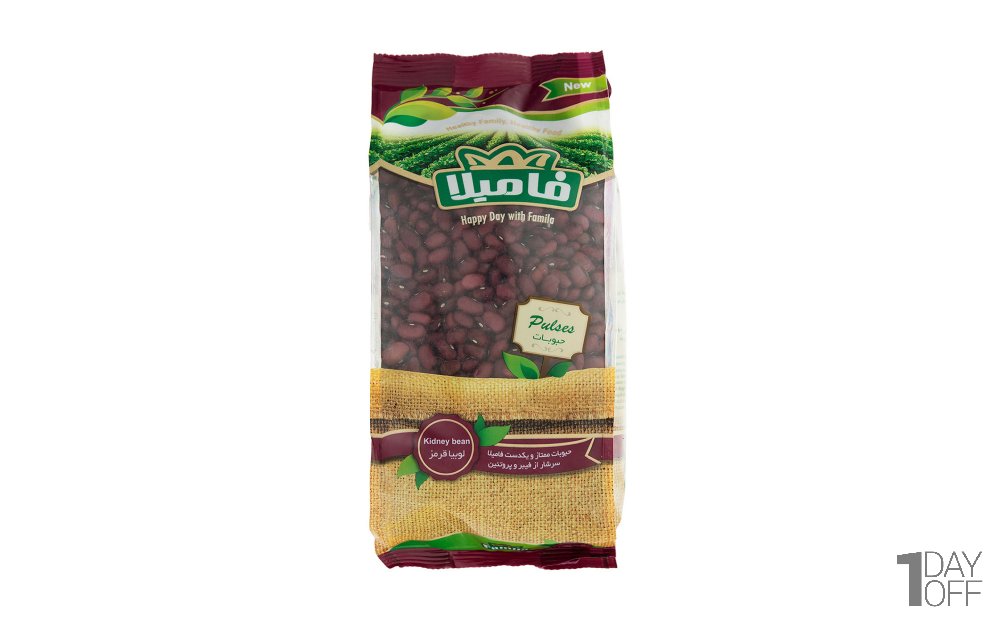 لوبیا قرمز فامیلا مقدار 900 گرم