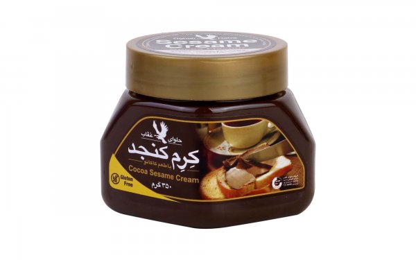 کرم کنجد با طعم کاکائو عقاب مقدار 350 گرم